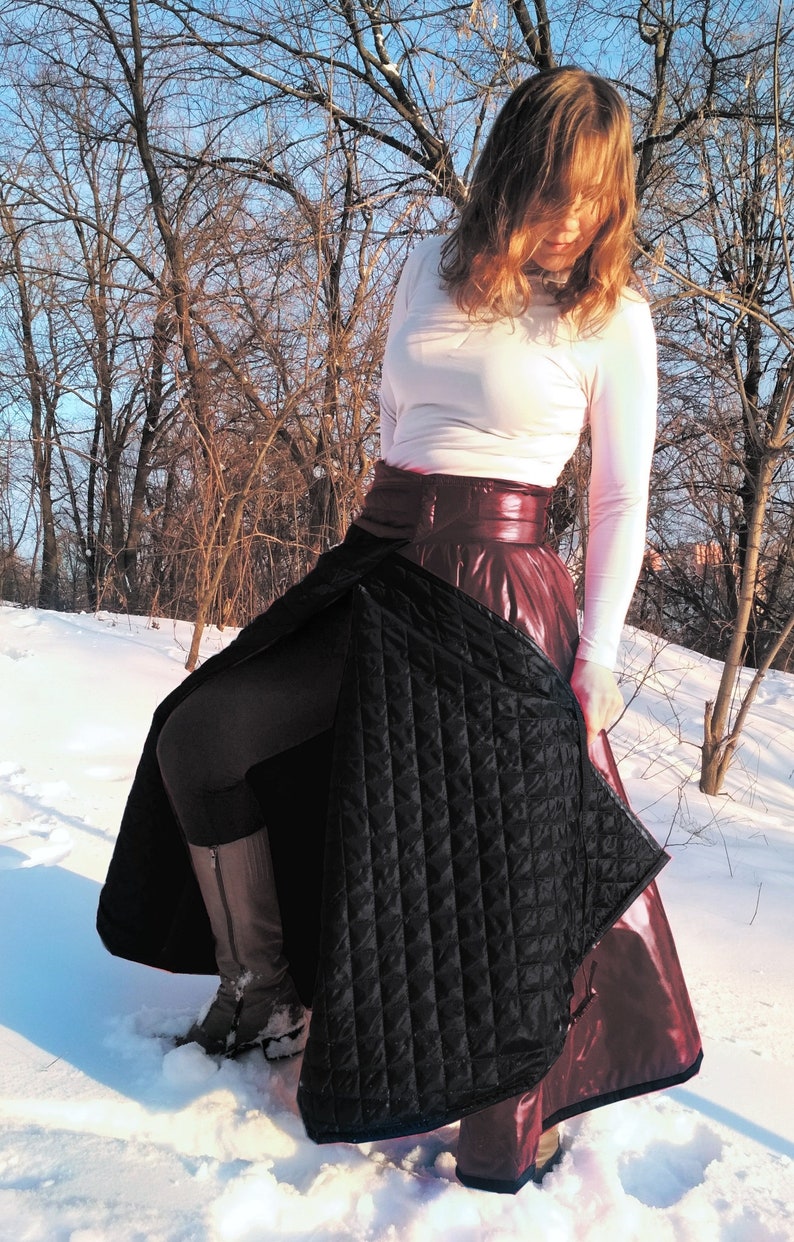 Winter Riding Skirt Equestrian gift for women Insulated Etsy