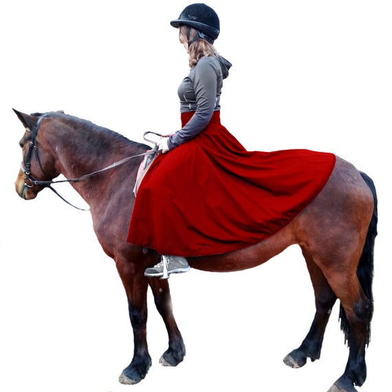 systematisch kom Tientallen Rode waterdichte paardenrok Rijkleding voor paardenvrouwen - Etsy Nederland