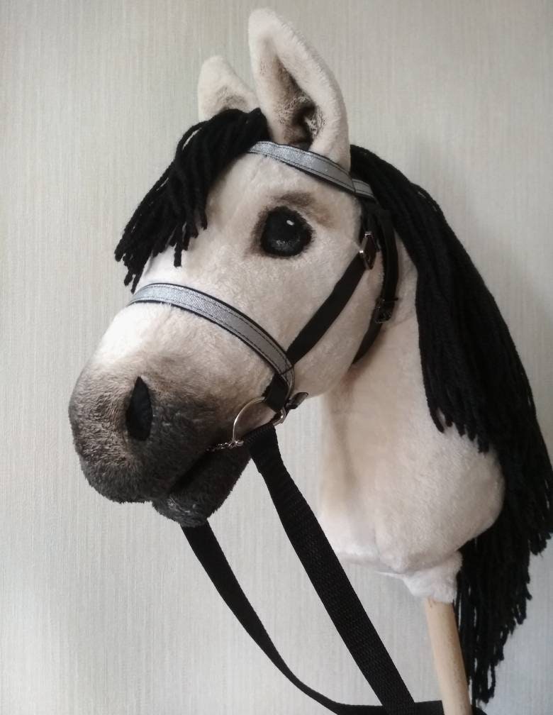 Palomino hobby horse on a stick for kids Stick toy hobby Etsy