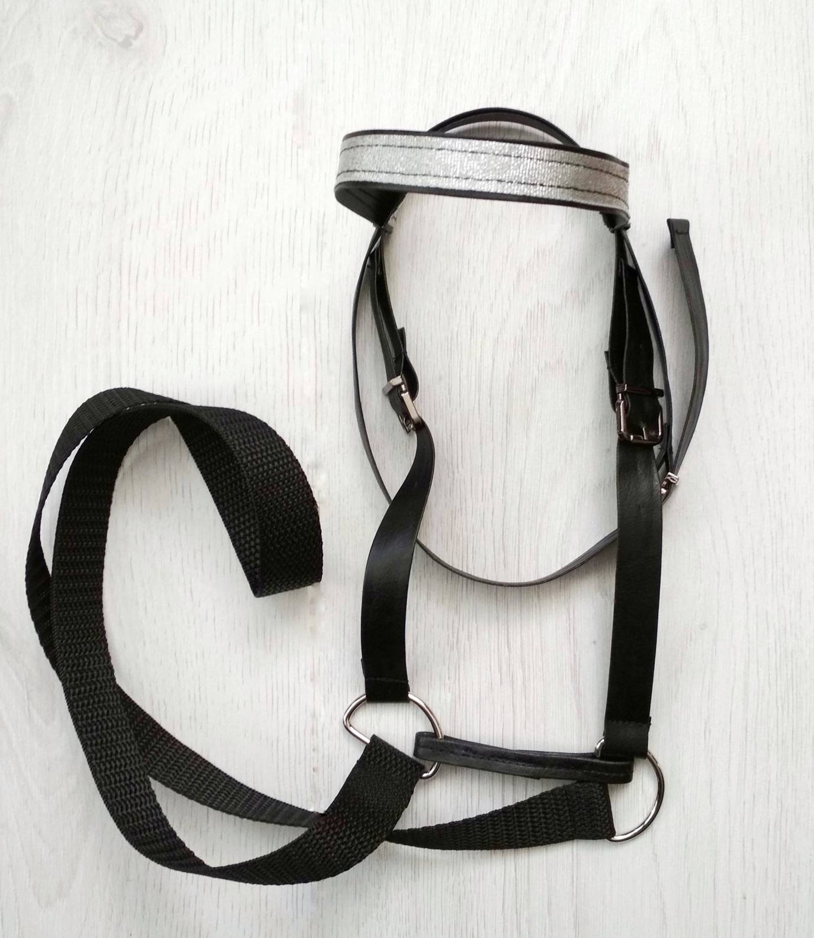 Hobby Horse Bridle Hobby Horse Accessories Black and Etsy