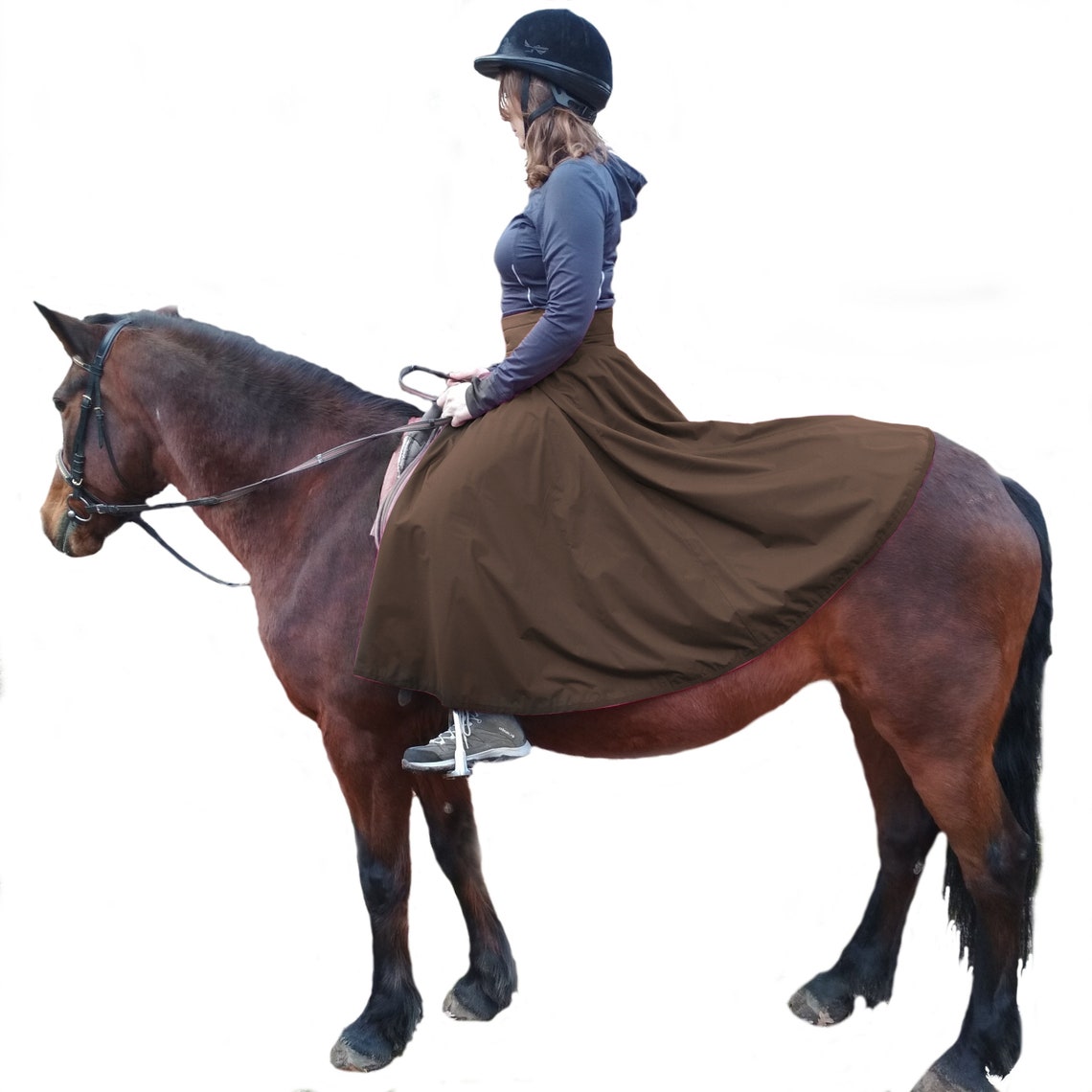 Rain riding skirt Equestrian rain gear for women Etsy