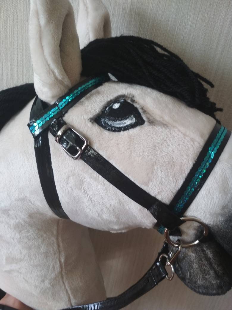 Hobby Horse bridle Hobbyhorse accessories Faux leather Etsy