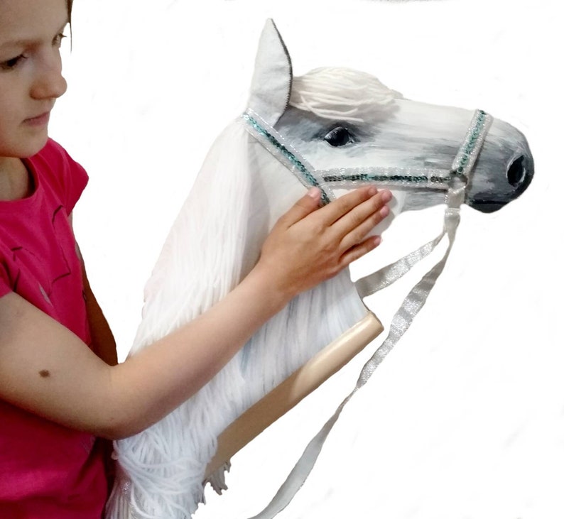 white hobby horse