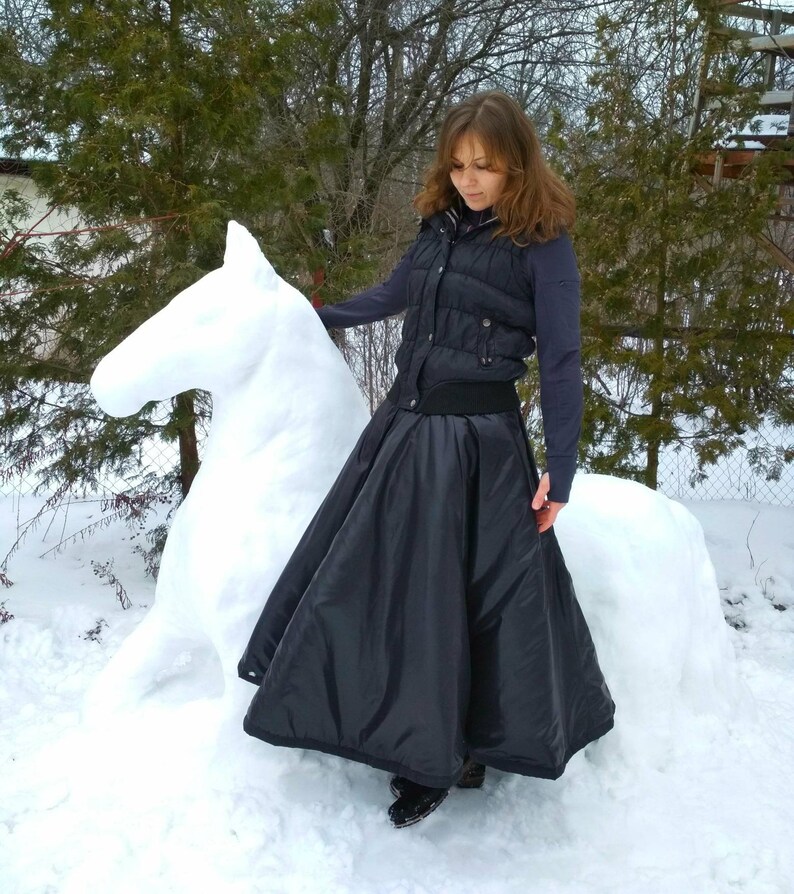 Riding Skirt for Winter Horse Riding Equestrian Insulated Etsy Ireland