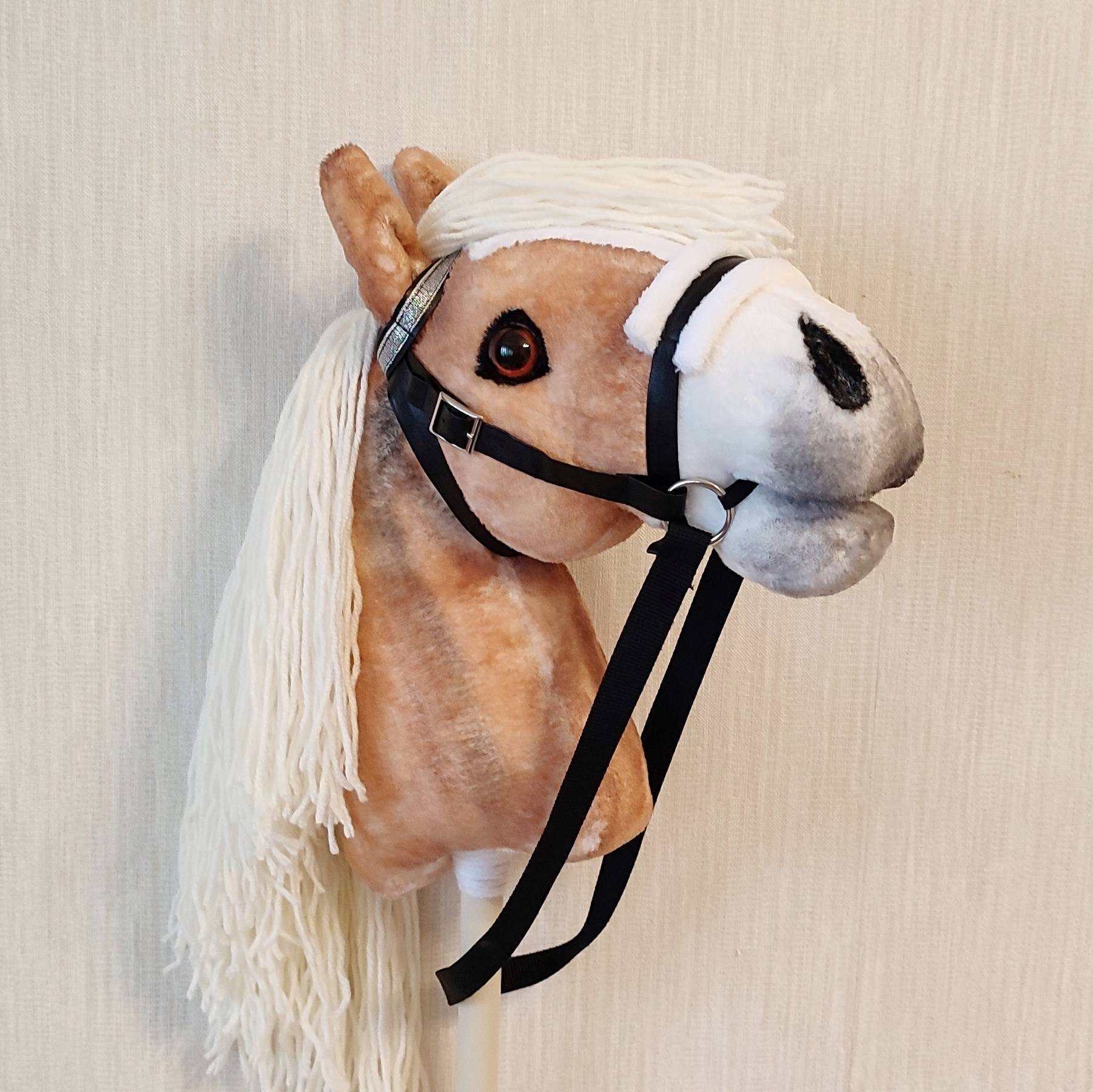 Realistic Hobby Horse on stick for kids Hobbyhorse plush toy Etsy