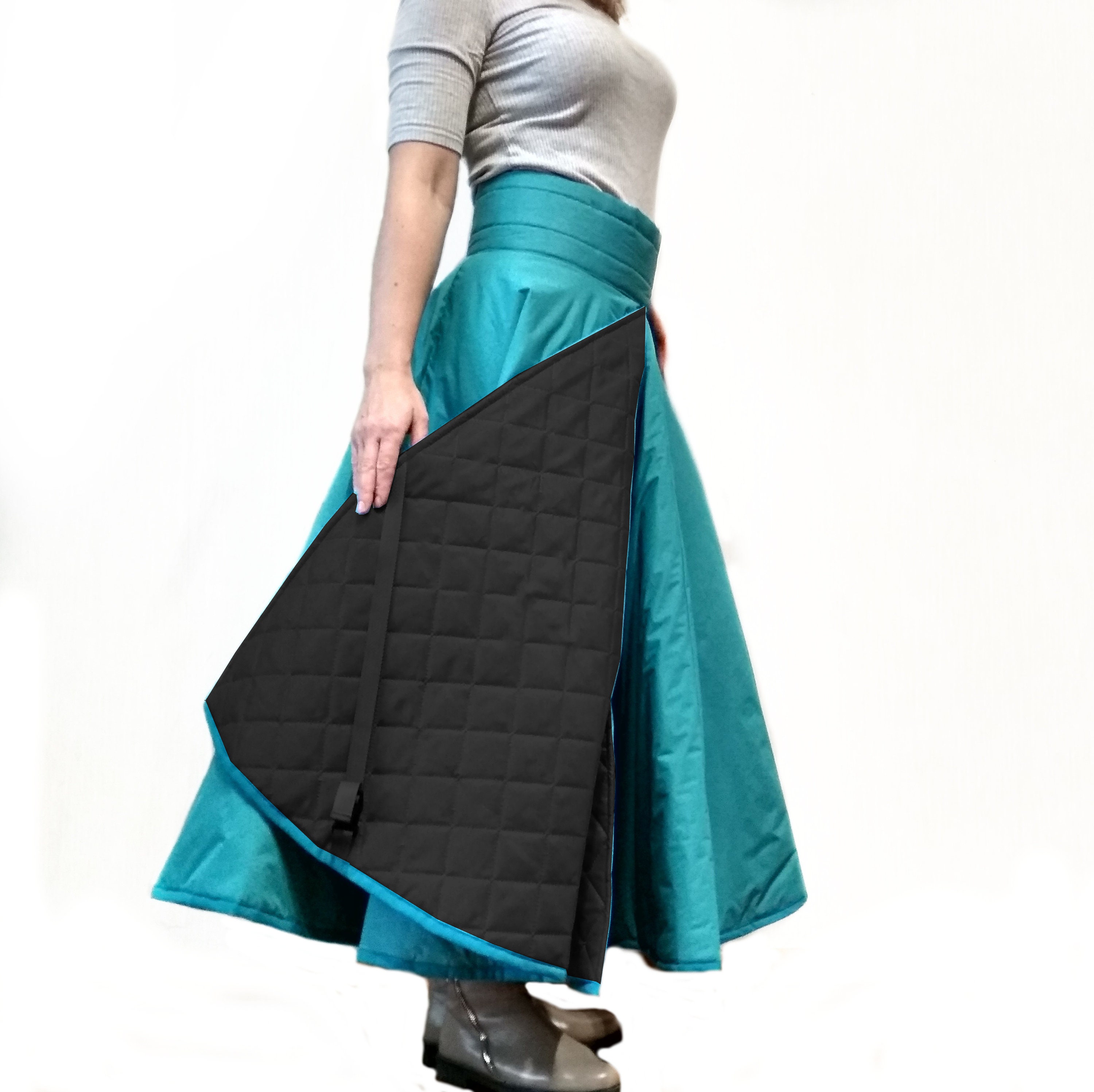 Winter riding skirt Equestrian insulated clothing Horse Etsy