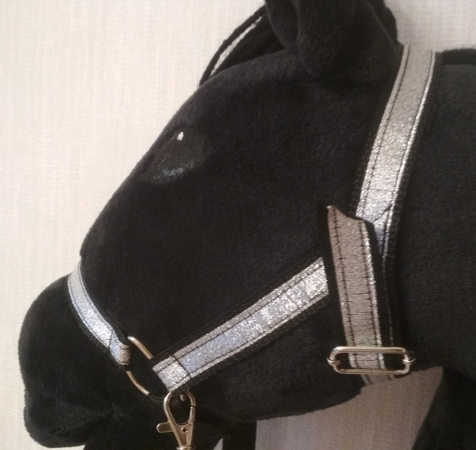 Hobby Horse halter Accessories for hobby horse Silver halter Etsy