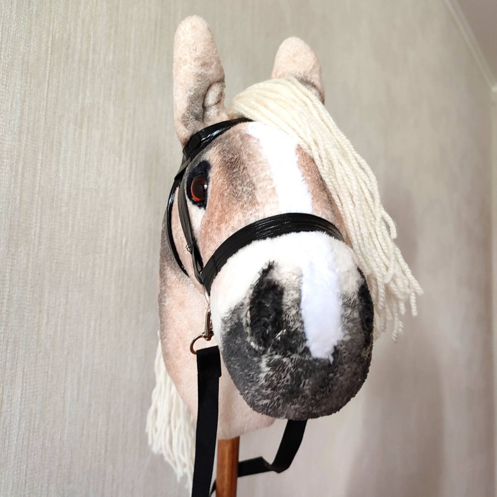 Realistic Stick Hobby Horse With Bridle for Kids From 3 Years Etsy
