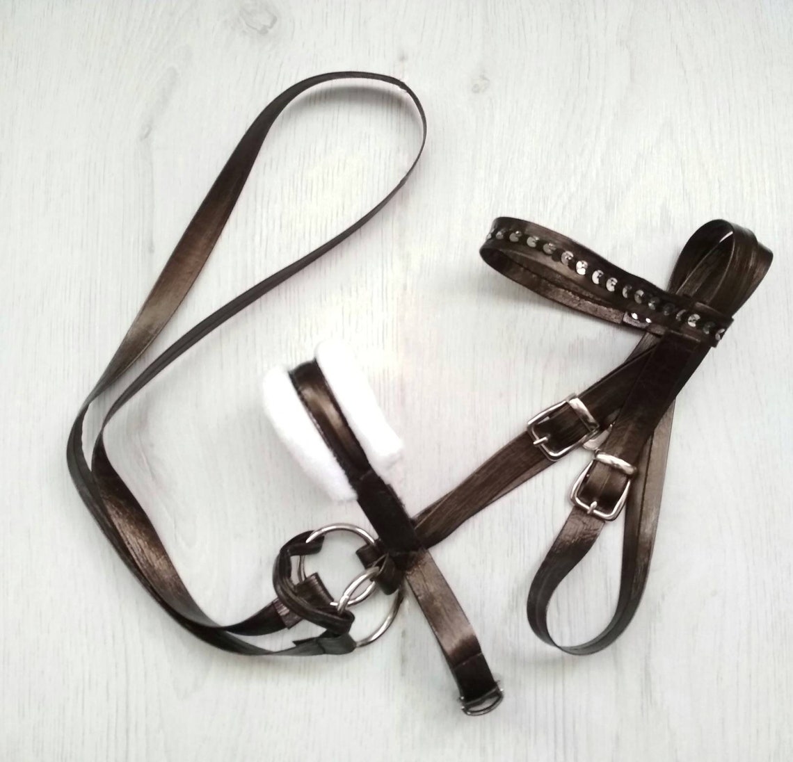 Brown Hobby Horse Bridle Accessories for Hobbyhorse Stick Etsy