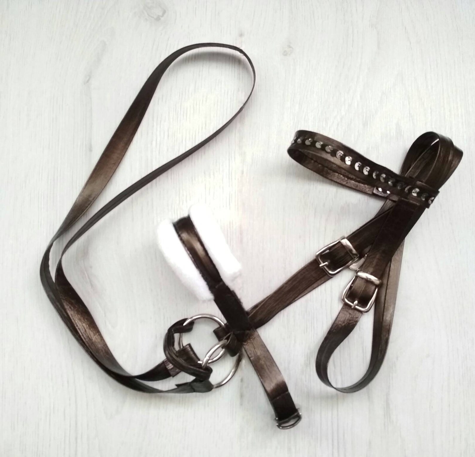 Brown Hobby Horse Bridle Accessories for Hobbyhorse Stick Etsy
