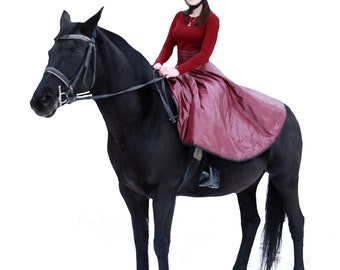 Riding skirt for women | Bordo equestrian skirt long