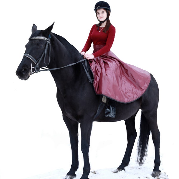 Riding skirt for women | Bordo equestrian skirt long