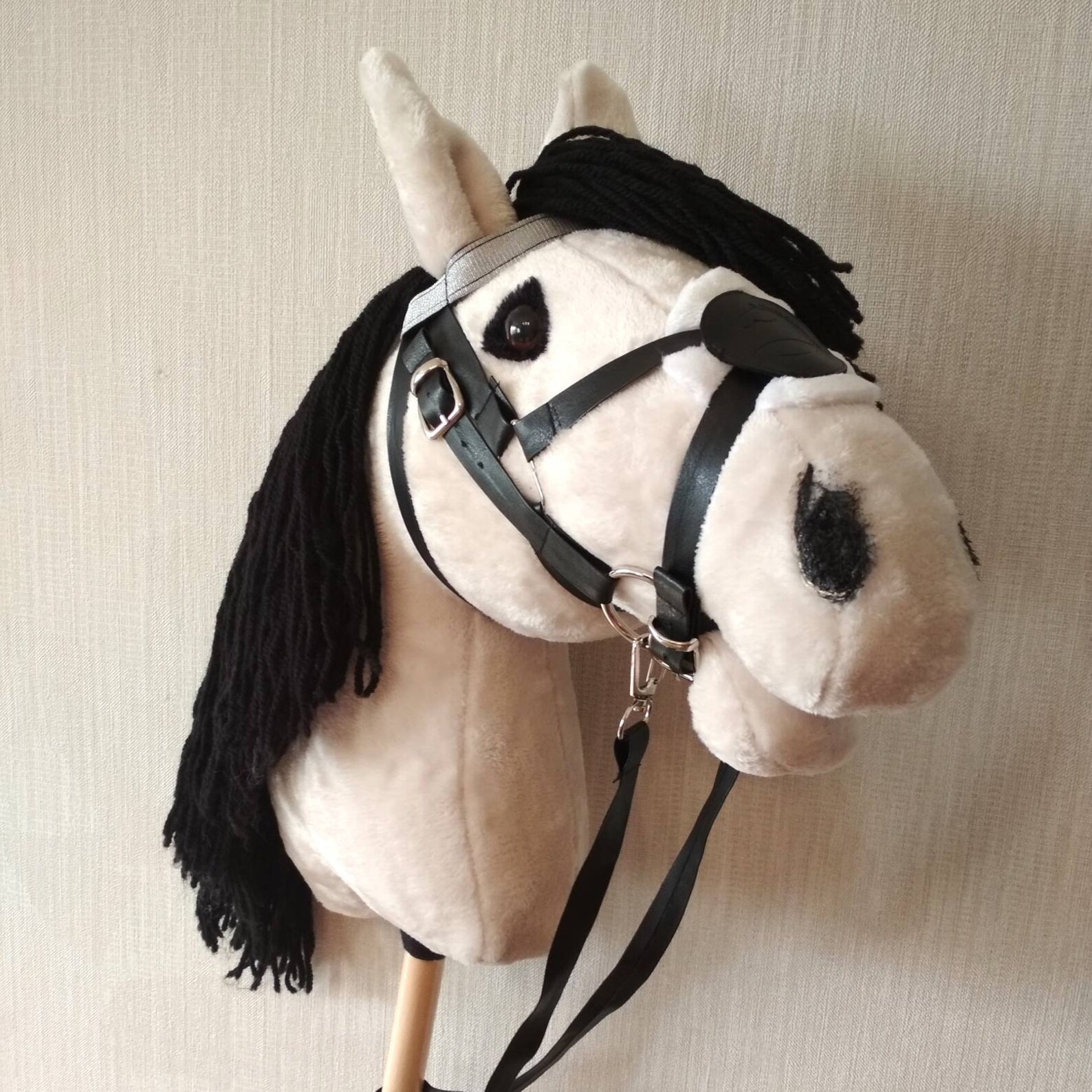 Stick hobby horse with mexican bridle Hobbyhorse with Etsy