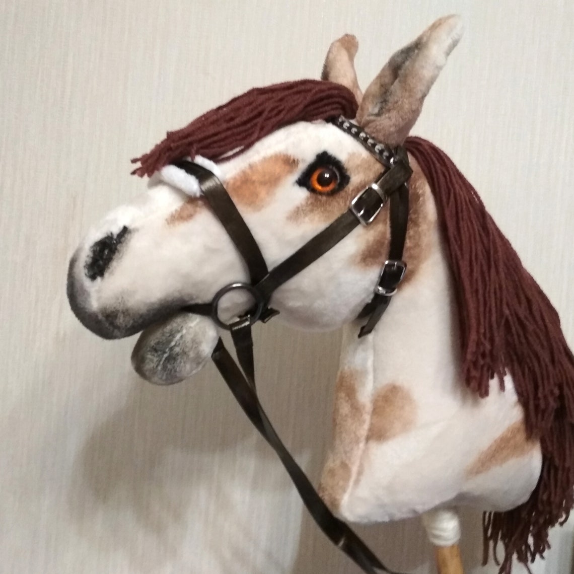 Paint Hobby horse Stick horse Realistic Hobbyhorse Etsy