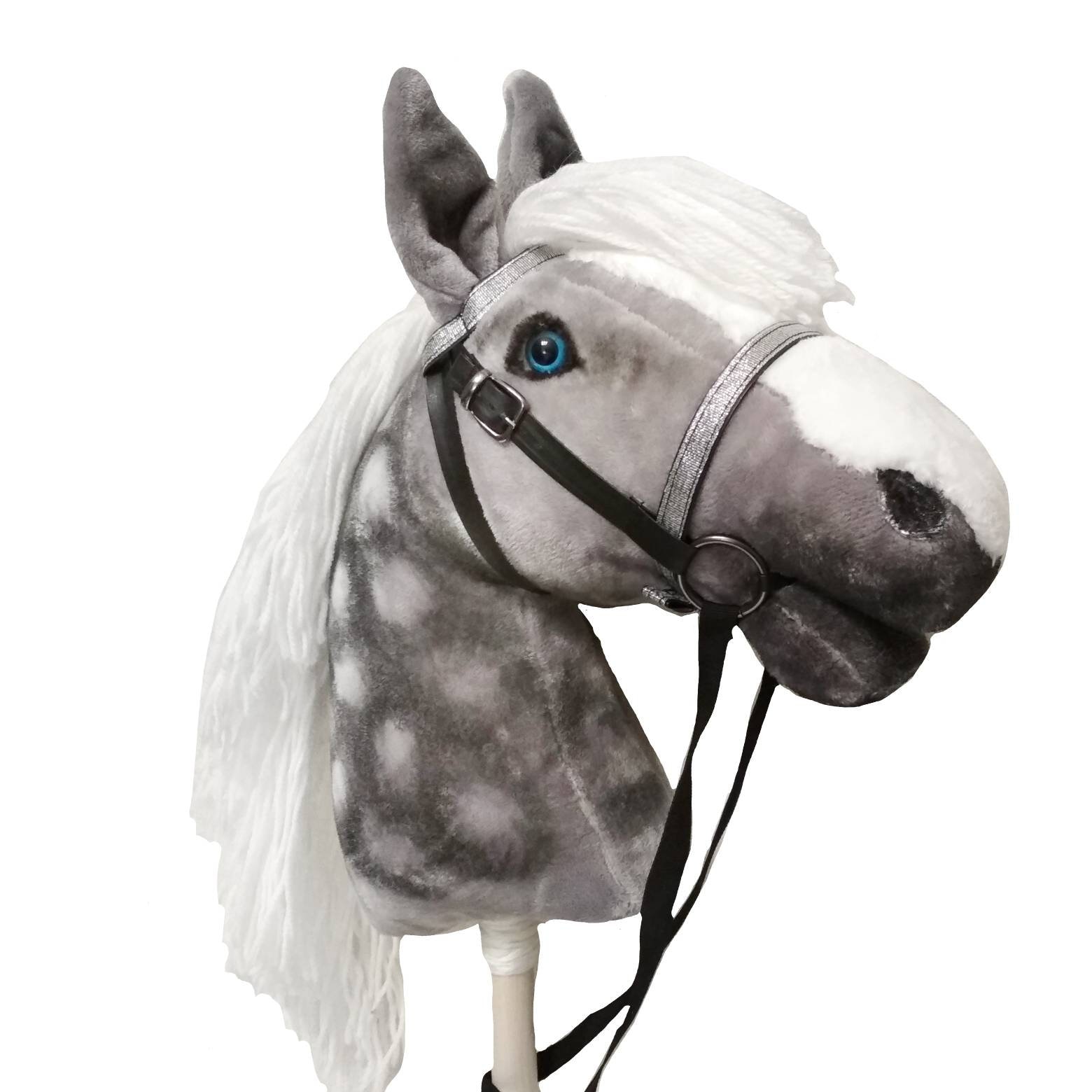 Realistic Silver Dapple Gray Hobby Horse Hobbyhorse with Etsy