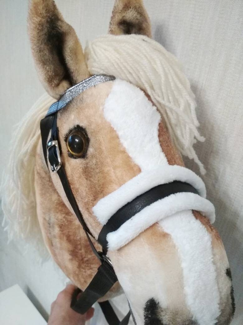 Realistic Hobby Horse on Stick for Children Haflinger Stick Etsy Canada