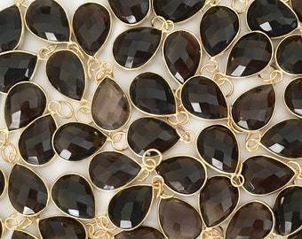 15 inch,creative.100/% Natural code-I.AI Smokey Quartz Facette Shaded Roundale 5 mm appx