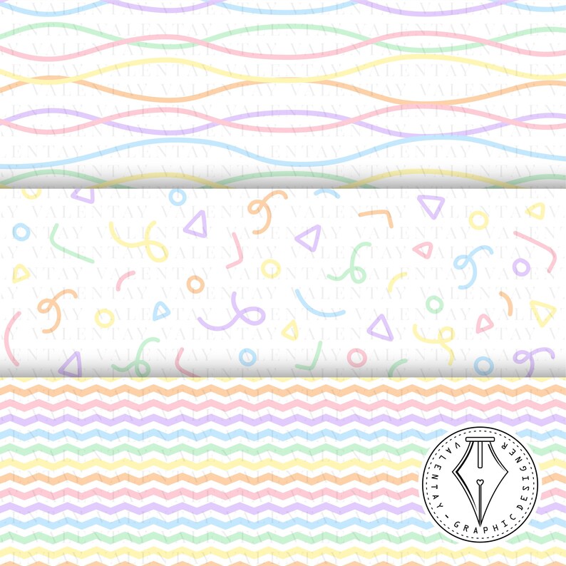 Essential Pastel Digital Paper Pack - 100 Papers - Etsy