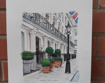 Venue or House Illustration - Original Watercolour Paintings