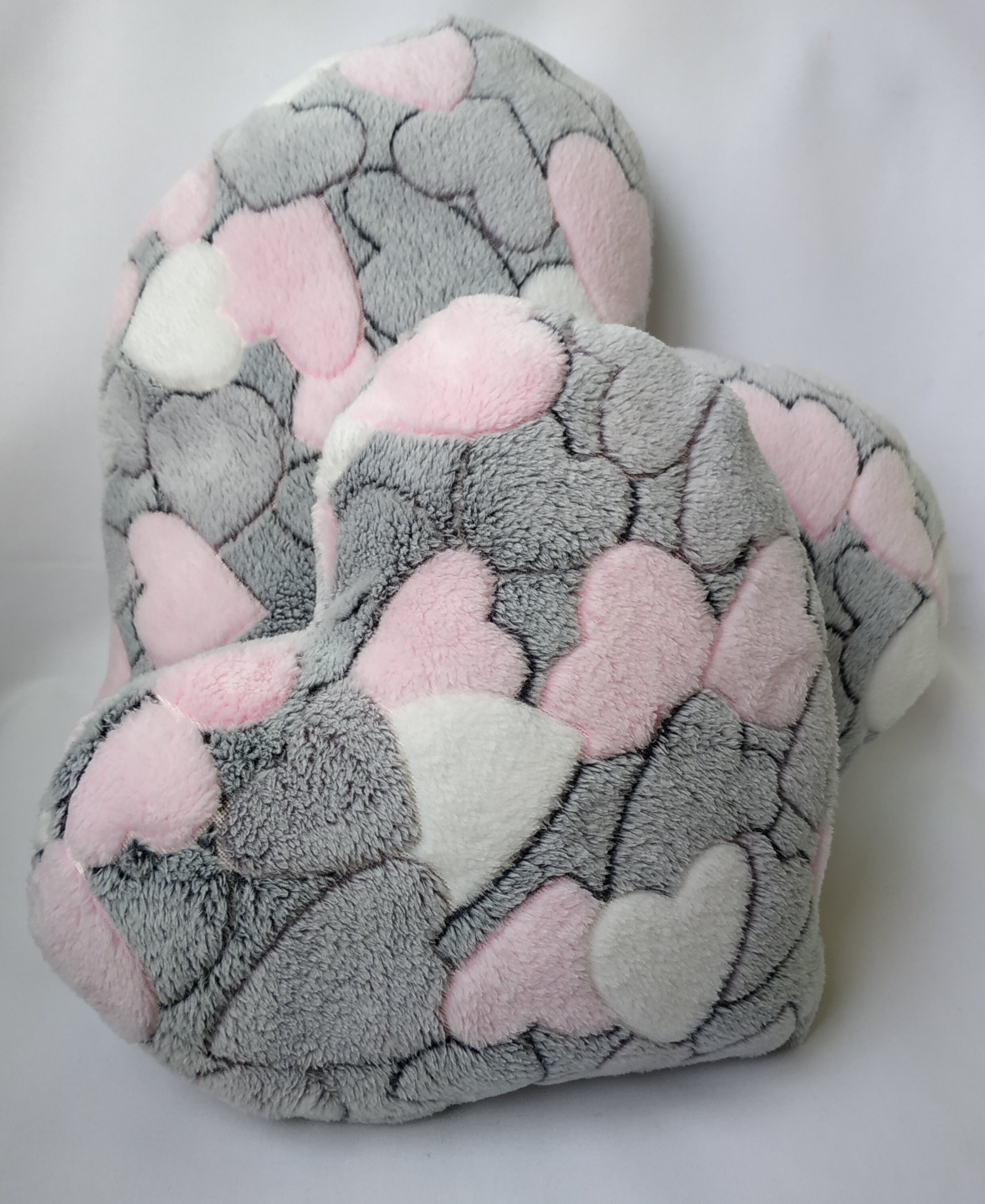Heart Shaped Fleece Cushion Cover Inner Cover Baby House Etsy UK