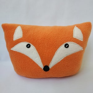 Wrist rest fleece mini pillow with fox applique Fun desk decor