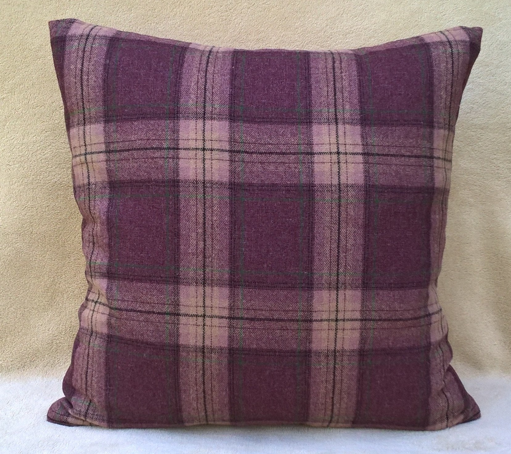 Burgundy cushion covers Wine color pillow Winter and summer Etsy