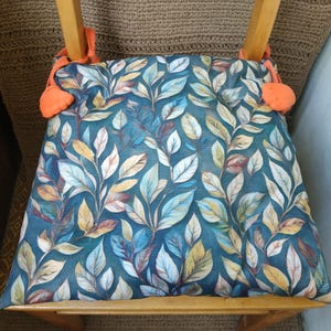 Emerald chair cushions natural cover and natural eco-friendly hemp filling Cute decor for home and garden