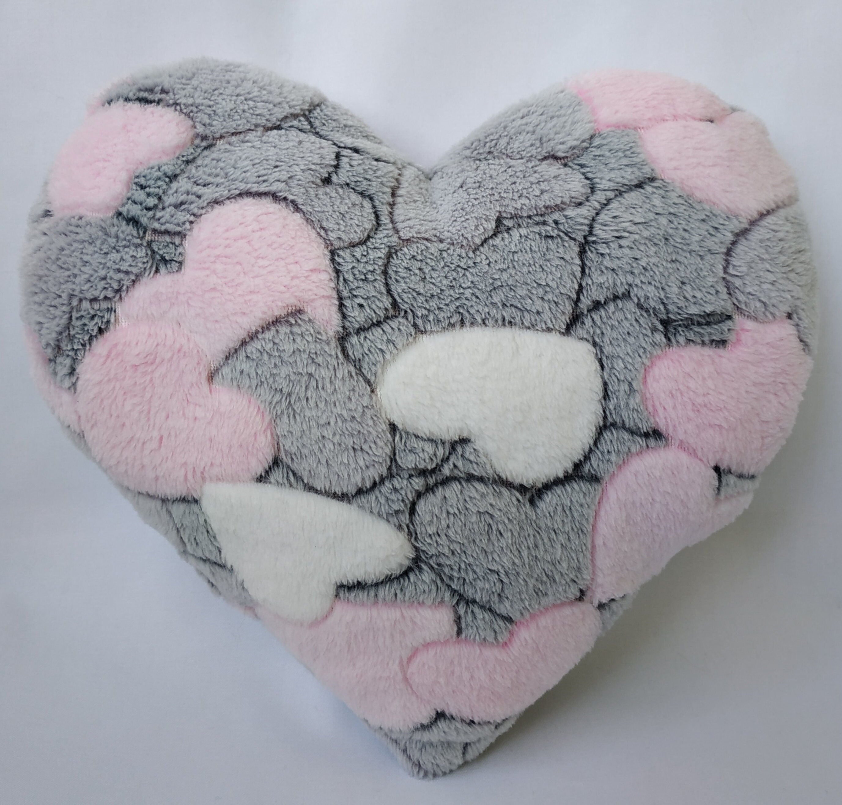 Heart Shaped Fleece Cushion Cover Inner Cover Baby House Etsy UK