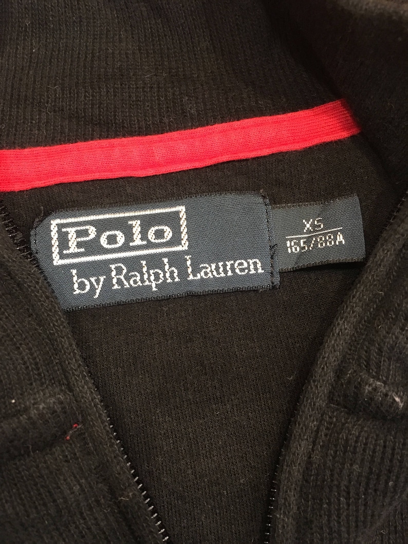 Rare Vintage POLO RALPH LAUREN Ski 1933-34 Patched Half Zipper - Etsy