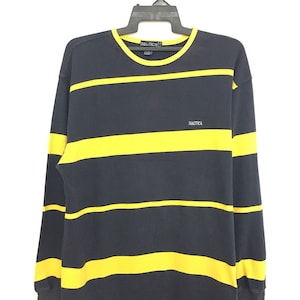 Vintage NAUTICA Sweatshirt Longsleeve Pullover Stripes XL Size
