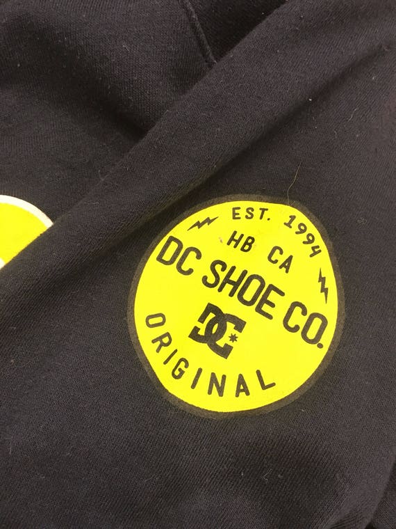 On Sale DC SHOE Sweatshirt Big Logo Skateboard Sm… - image 4