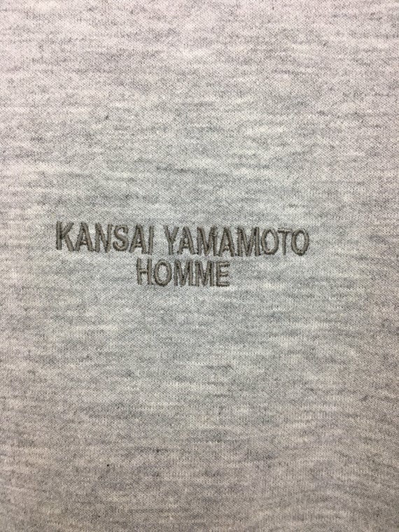 Sale!! KANSAI YAMAMOTO Homme Shirt Longsleeve Grey Color