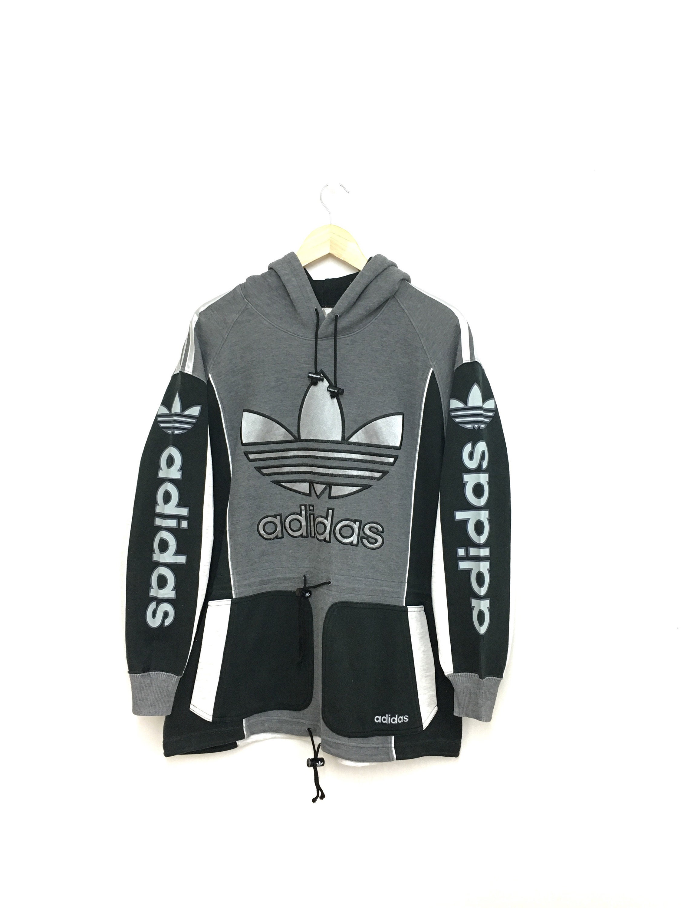 Rare!! Vintage ADIDAS Big Logo Sweatshirt Hoodie Nice Design Rare!! Vintage ADIDAS Big Logo Sweatshirt Hoodie Nice Design