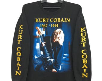  Cobain ロングスリーブ　カートコバーン Champion - USA製 ニルヴァーナ カートコバーン バンド 長袖
