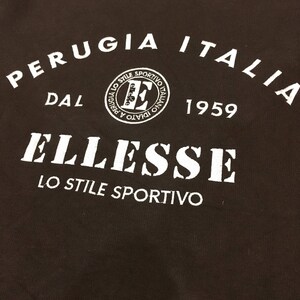 Vintage 90's ELLESSE Sweatshirt Jumper Spellout Embroidery Medium Size Great Condition image 6