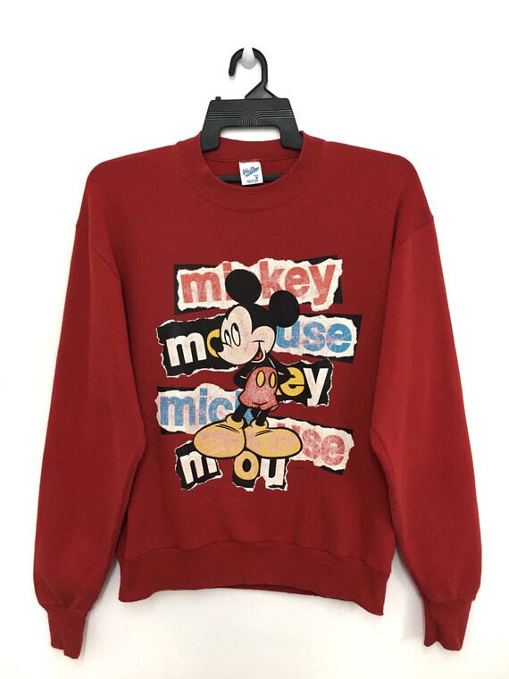 Rare Vintage 90's MICKEY MOUSE Sweatshirt Jumper Disney | Etsy