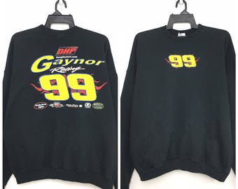 Rare!! Vintage 90's Gaynor Racing Sweatshirt Pullover Size 2XL