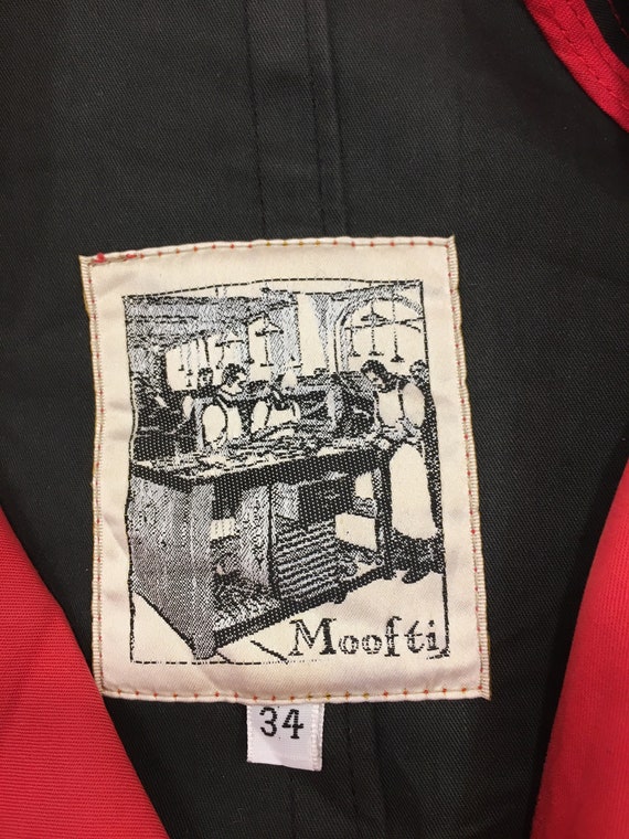 Vintage Moofti Jacket Made In France - image 8