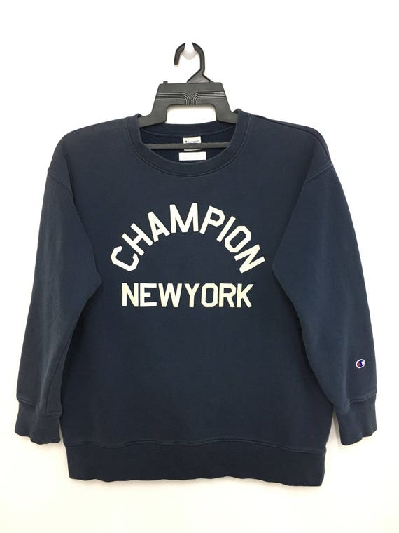 champion navy blue jumper