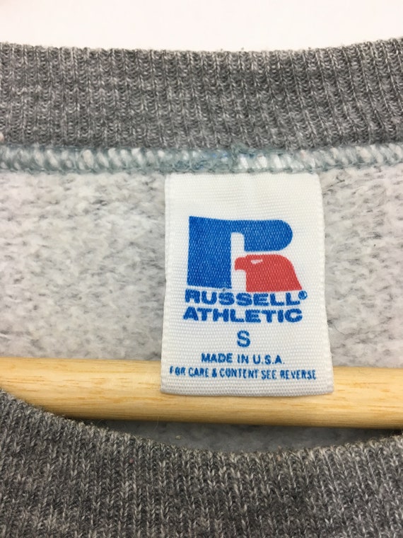 Rare!! Vintage 90's RUSSELL ATHLETIC Sweatshirt S… - image 7