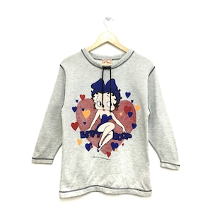 Vintage 90&#39;s BETTY BOOP Shirt Longsleeve Nice Design