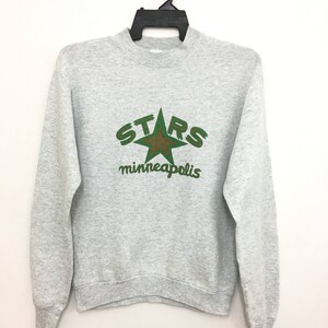 Rare!! Vintage 90&#39;s Star Minneapolis Sweatshirt Pullover Jumper Medium Size Good Condition