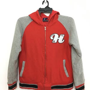 HANG TEN Jacket Full Zipper Color Block Long Sleeve Large Size on tag