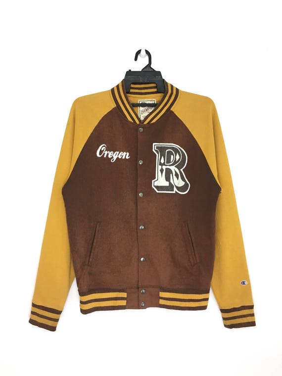 champion windbreaker brown