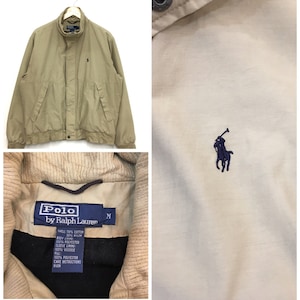 Vintage Men&#39;s 90&#39;s Polo Ralph Lauren Jacket Zipper Medium Size