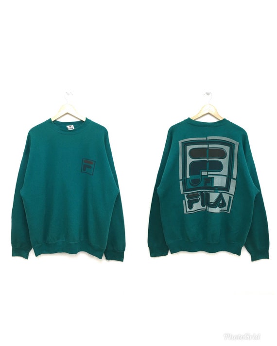 fila sweatshirt green