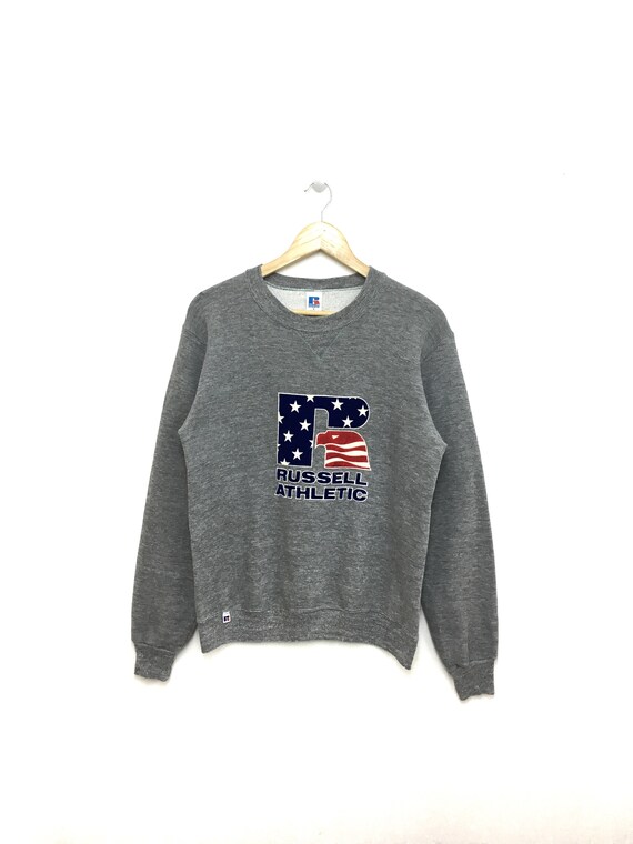 NEWJOKE | USA製 90s RUSSELL ATHLETIC Print Sweatshirt