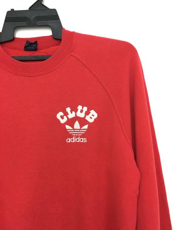 red addidas jumper