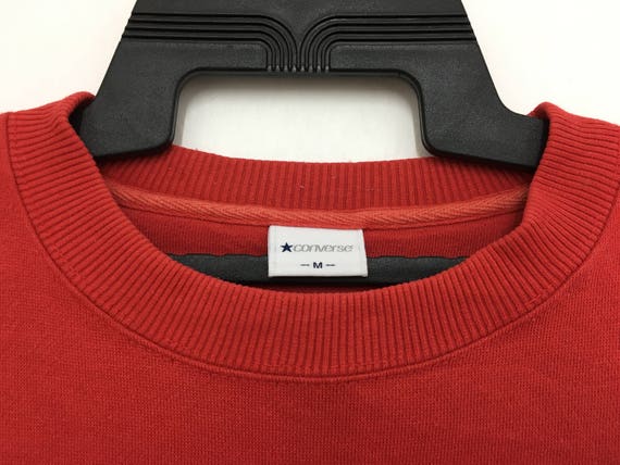 red converse sweatshirt