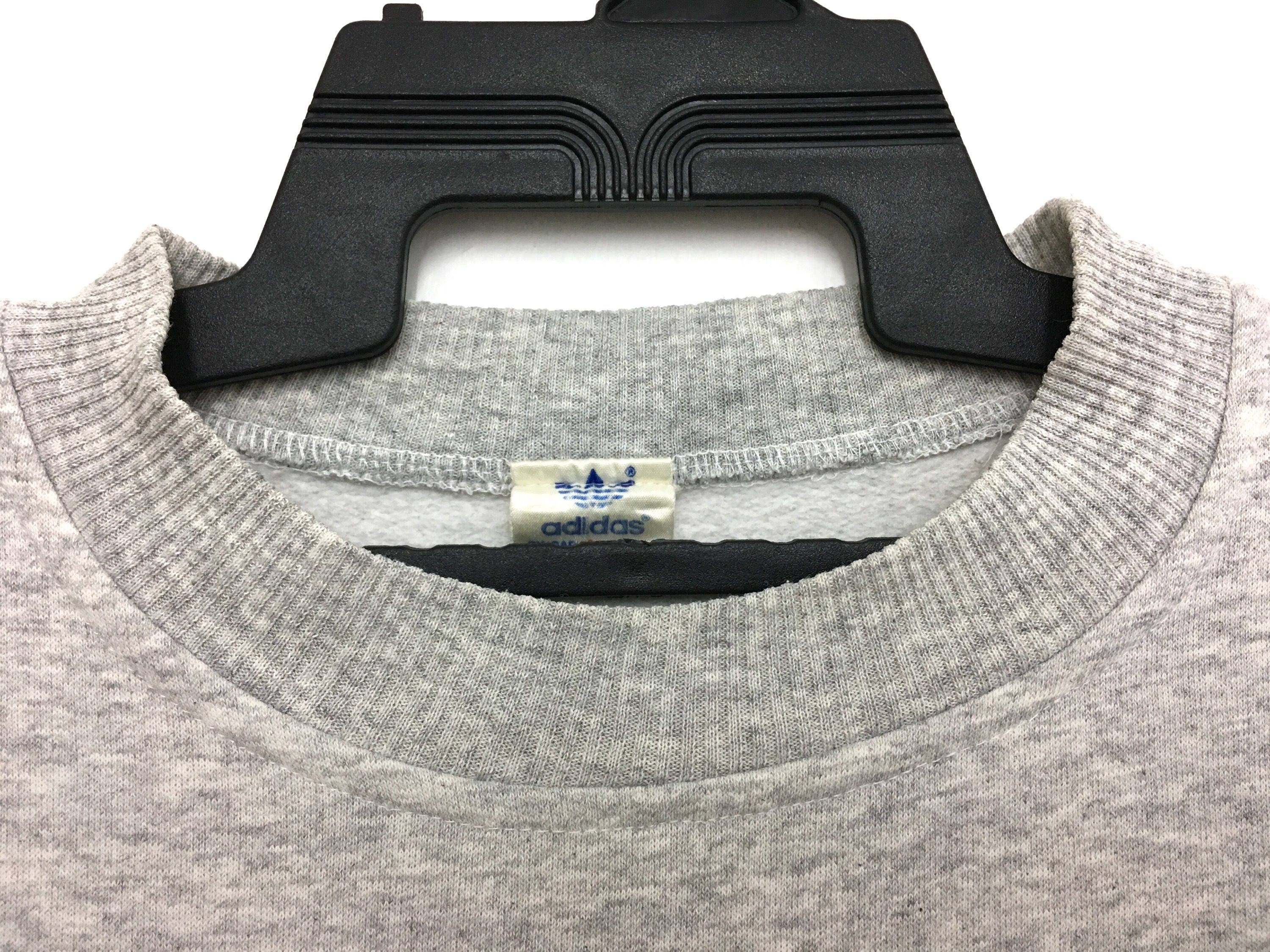 Made in Canada Vintage 80s 90s ADIDAS Trefoil Sweatshirt Big - Etsy